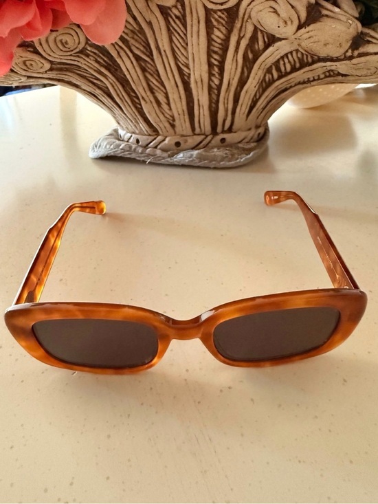 KREWE Milan Rectangular Tortoiseshell Sunglasses - Amber main image 12